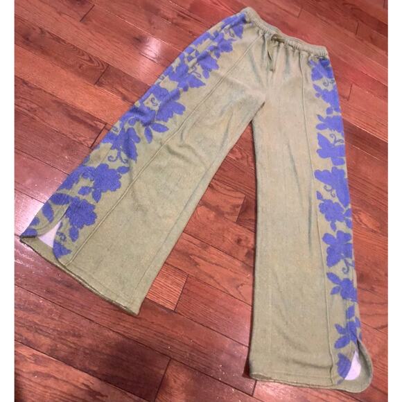 Out From Under See All Floral Wide Leg Lounge Pants XS/S Urban Outfitters Y2K - Picture 3 of 6